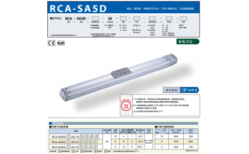 日本IAI艾衛(wèi)艾 電缸R(shí)CA-SA5D-20-12