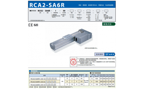 日本IAI艾衛(wèi)艾 電缸R(shí)CA2-SA6R-I-30-3