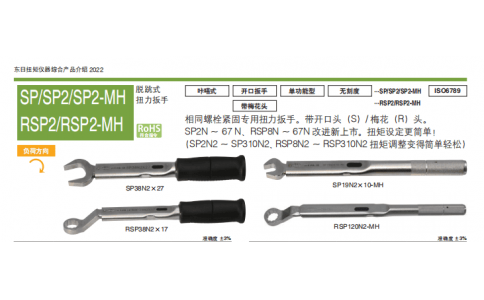 SP2N2 脫跳式扭力扳手