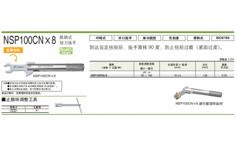 SP67N2 脫跳式扭力扳手